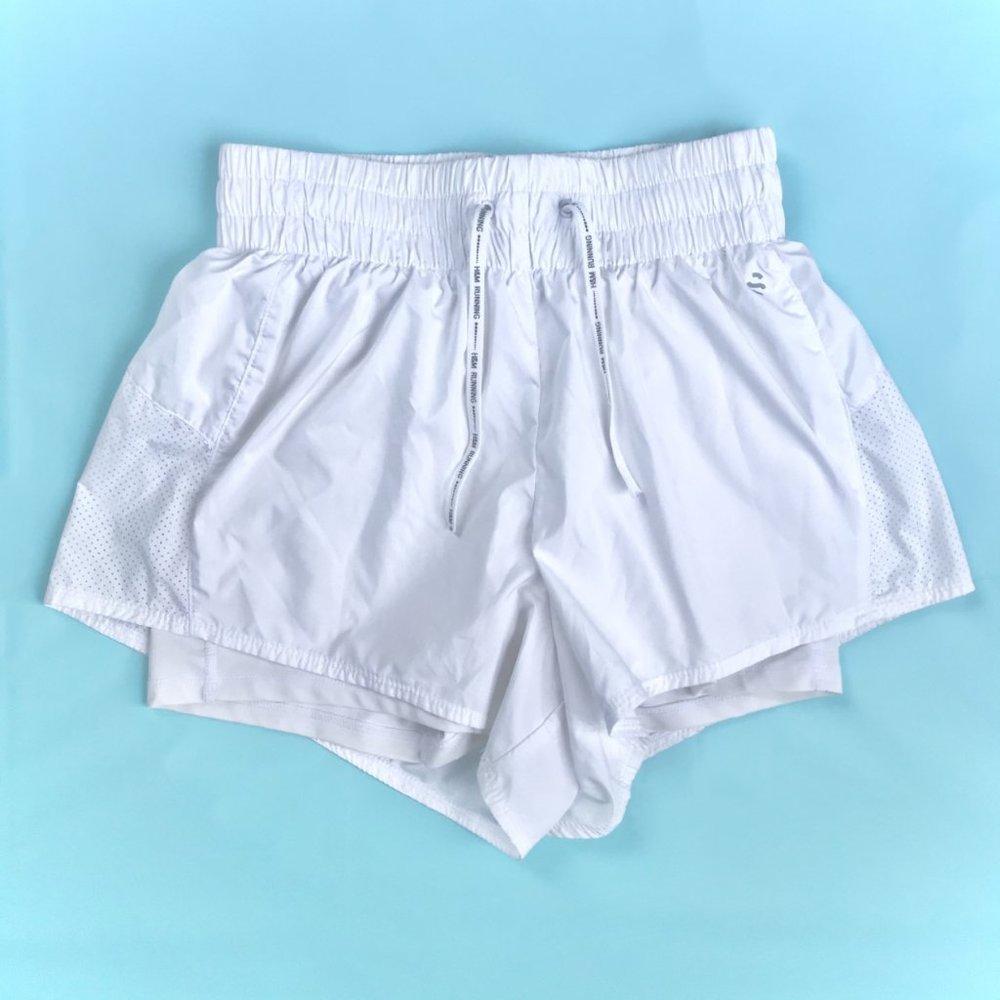 H&M Sport Running Shorts - white